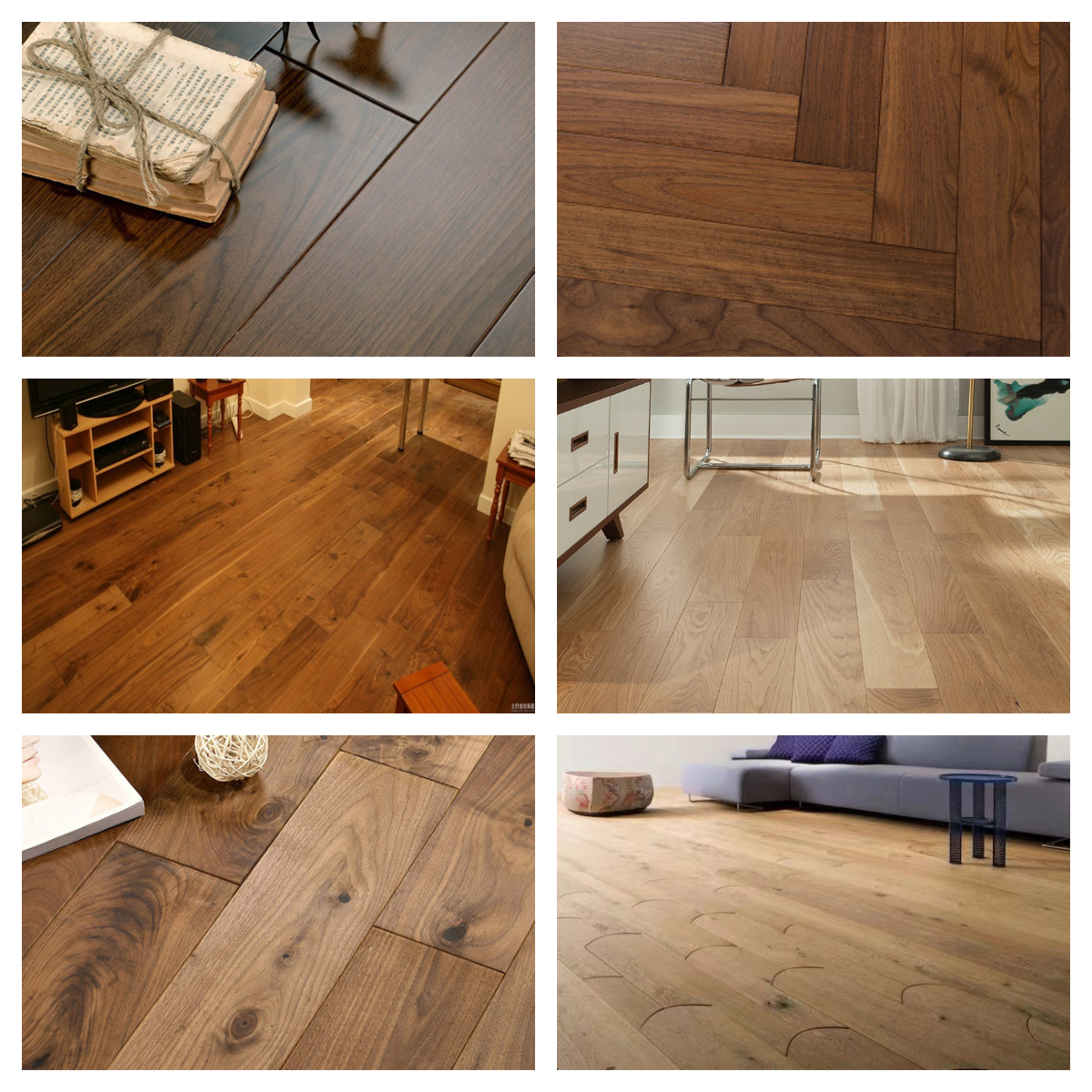 Three-Layer Varying Length Oak Plank Smooth Oak Hardwood Flooring with Valinge 5G/ T G