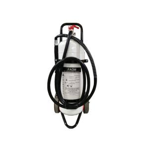 Quality St12 Foam Fire Extinguisher Chemical Trolley 25L Coated White wholesale
