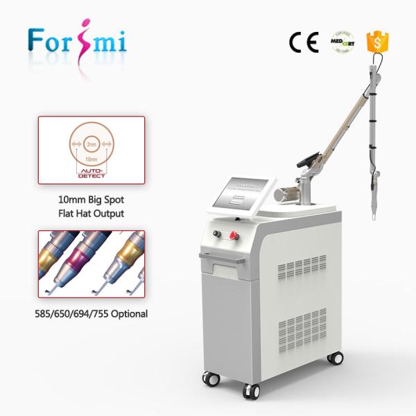 CE approved 2000W high power 4ns pigment eyebrow yag laser tattoo removal