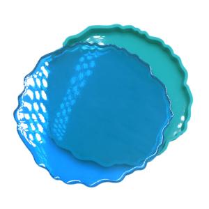 Quality Flexible Silicone Resin Mold Irregular Shape Epoxy Resin Coaster wholesale