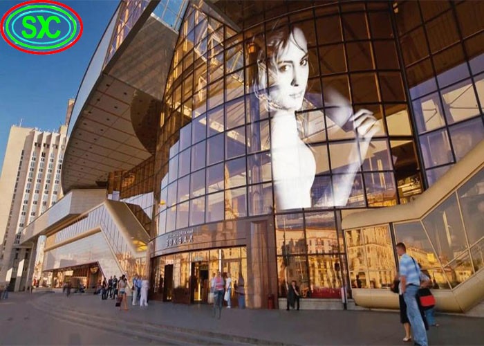 Highly Stable Indoor Transparent LED Transparent Screen With Weatherproof Ultra-Thin Panel Design