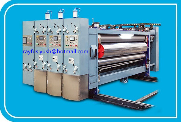 Multi Color Flexo Printer Slotter Die Cutter / Flexo Printing And Die Cutting Machine