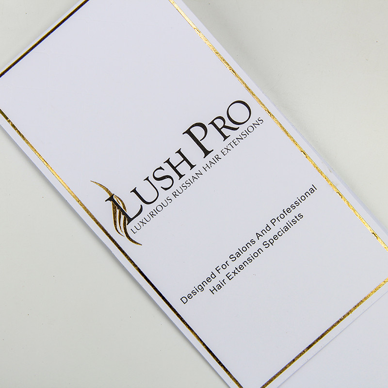 Custom Clear PVC Plastic hair extensions bags packaging With Snap Fastener