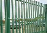 Hot Dipped Galvanised Steel Security Fencing , Palisade Security Fence