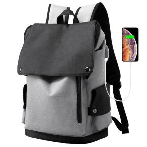 Quality High quality fashion waterproof USB trend men's school bags Laptop Backpack wholesale