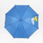Blue Children'S Character Umbrellas , Manual Opening Child Rain Umbrella