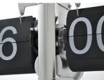 Internal Gear Operated Retro Flip Down Clock