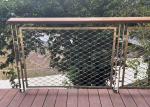 2.0mm 7*7 Wire Rope Mesh Anti Drop Steel Cable Netting PVC Coated