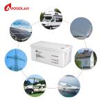 NO Chargeable Amosolar Gel Battery 12V 200Ah 250Ah 300Ah for Home Solar Panel