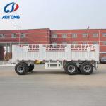 Buyer's Request 2 Axle 20Tons Draw Bar Full Mesh Tipping Trailer Cargo Fence