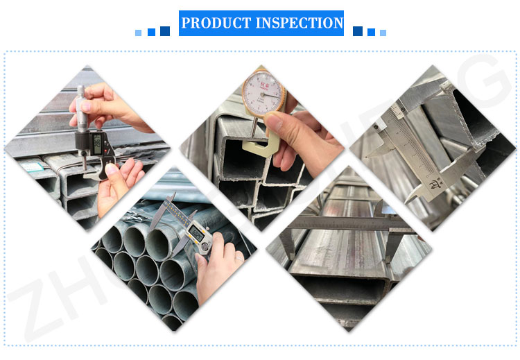 Hot Dipped Galvanized Square and Rectangular Steel Pipe Weight of Angang 40x40 SHS 15*15-100*100 ±1% Tolerance