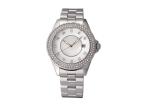 Stainless Steel Case Ladies Waterproof Watches Times , Diamond Quartz Watch