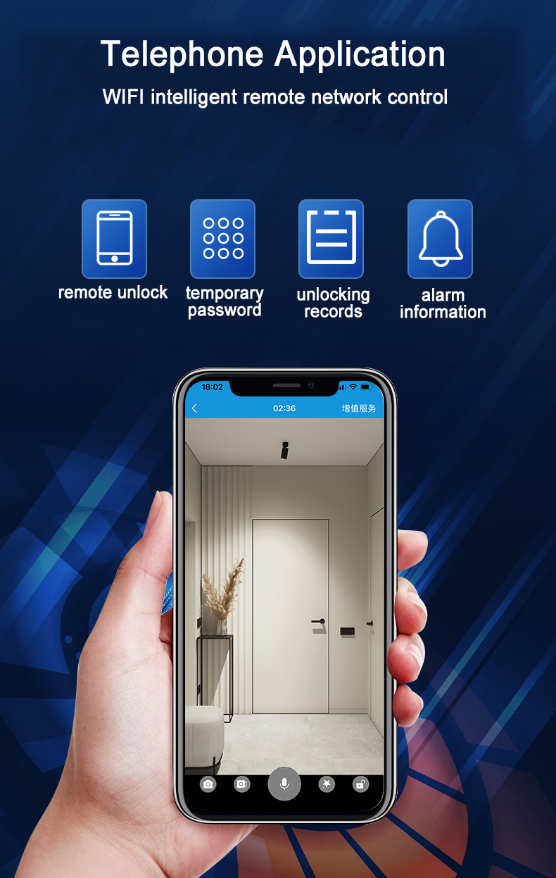 Standard Mortise Video Intercom Door Lock Grey Automatic Door Locks For Houses