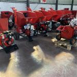 220/380v Farms Hydraulic Diesel Skid Steer Machine Wood Twigs Shredder Chipper