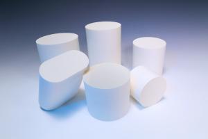 Quality White Alumina Ceramic Substrate round For Selective Catalytic Reduction wholesale