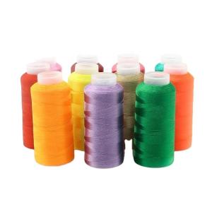 Quality 120g 5000 yards Cone Sewing Embroidery Thread 120d 2 MERCERIZED Sewing 100% Polyester wholesale