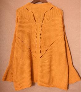 Quality Woman'S Sweaters Autumn And Winter Fashion Bandage Wide Sleeves Multicolor wholesale