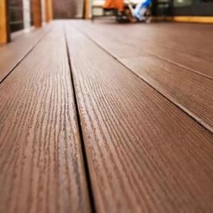 Quality Non Chemical Treatments WPC Co Extrusion Decking Wood Plastic Composite Boards 25mm wholesale
