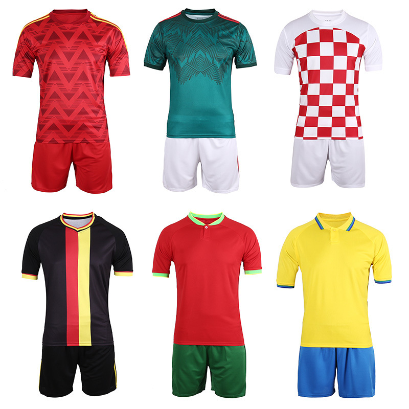 22 world cup home away soccer jersey Football ClubJersey Uniform customized logo club jersey 2022 player edition manchester utd