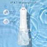 Portable 2500 mAh Battery Electric Water Flosser with 300ML Water Tank for Oral
