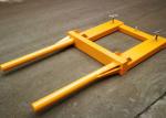 Electric Hydraulic Fork Mounted Drum Handling Equipments Barrel Hoist Clamp