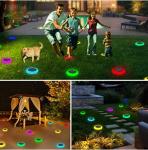 18MCD 4 Pack IP65 Colour Changing Solar Garden Lights