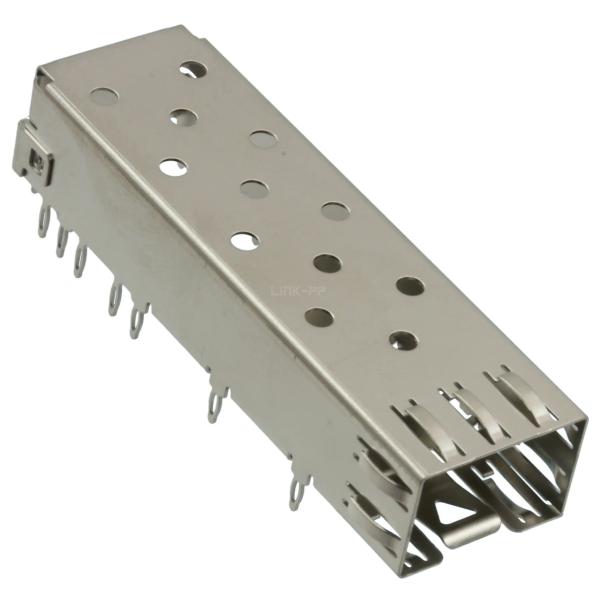 2227023-1 Position SFP Cage Connector Press-Fit Through Hole Right Angle