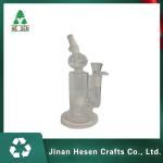 HESEN LED Hookah Shisha Borosilicate Glass Bubbler Pipe