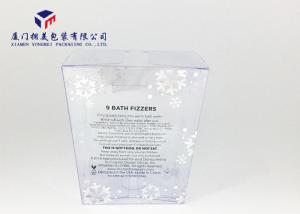 Quality Bath Set Hard Plastic Box Packaging Trapezoid Shape Clear PVC Packaging 11cm Height wholesale