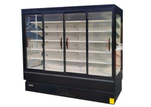 Quality R290 Auto Defrost MultiDeck Cabinet With Sliding Glass Doors wholesale