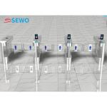 304 Stainless Steel Turnstile Gate 45people/min Pedestrian Turnstile Gate Access