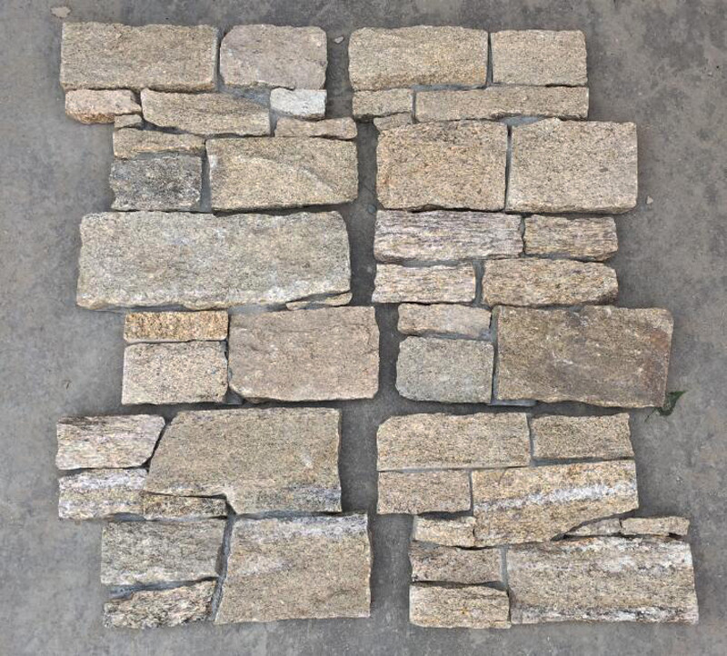 150 X 600mm Tiger Skin Granite Sgs Mesh Backed Stone