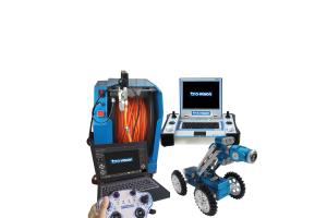 Quality Manual CCTV Pipe Inspection Equipment With Intelligent 4 Wheel Driving Carrying Platform wholesale