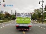 Dongfeng Stainless Steel Four Brushes Street Sweeper Truck 6cbm For Cleaning