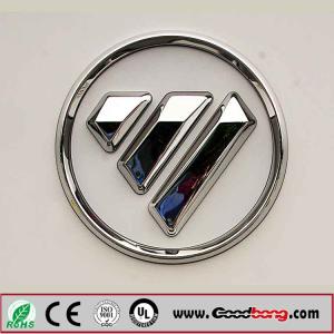 Quality professional custom shape 3D metal auto emblems car logo wholesale