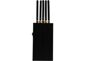 Quality 4W 5 Antenna Portable Cell Phone Jammer WIFI / GSM / 3G With Dip Switches wholesale