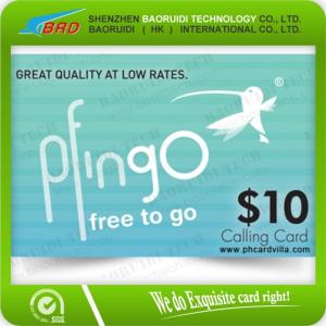 Quality Plastic pvc international calling cards wholesale