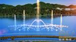 Best price multicolored led light 3d swing digital nozzle fountain