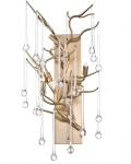 K9 Clear Crystal Drop Metal Wall Sconce L280*W220*H460