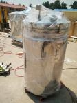 Softgel / Paintball Gelatin Melting Tank With Water Jacket , Electric Pedal Lift
