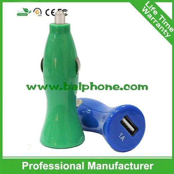 universal mini multiple mobile phone 1 port car charger , CE&FCC certified