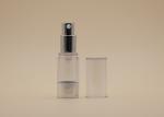 Clear Airless Spray Bottle Aluminum Pump Silk Screen Printing / Hot Stamping