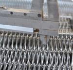 304 Stainless Steel Balanced Weave Food Processing Belts For Eggs