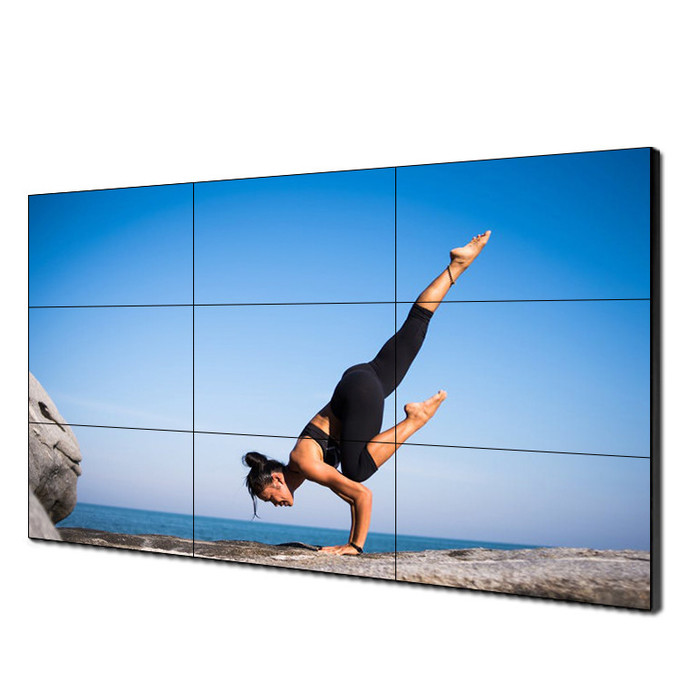 5.5mm 1.8mm Narrow Bezel Lcd Video Wall 49 Inch 700Nit Wall Mounted Screen