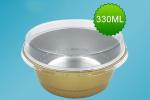 450ml round aluminum foil sealed box