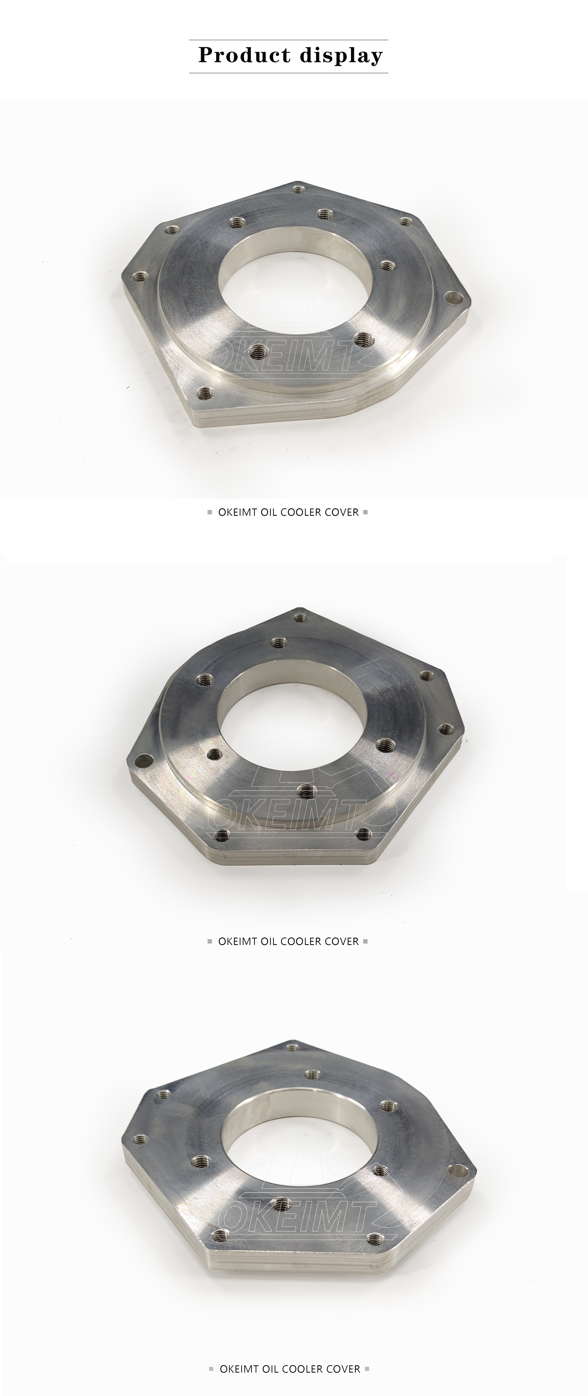 Excavator Engine Parts Diesel Pump Connection Plate Flange for 6D95