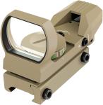 Red Dot Reflex Sight Dark Earth Tan Scope Sight 1x33mm