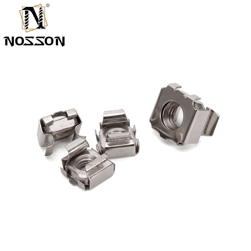 Chrome Plated M4 M6 Zinc Cage Nut with Screw ISO Standard Plain Finish 304 Stainless Steel