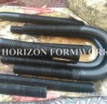 U Shape Anchor Bolts With Nuts Concrete Forming Accessories For Foundation