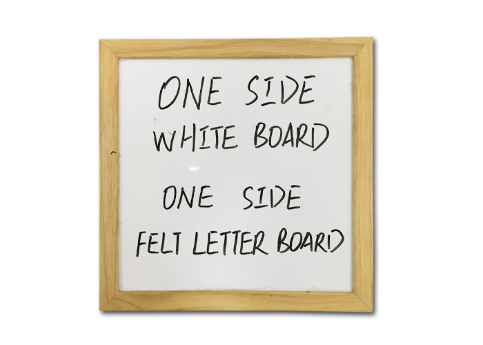 Double Sides Letter Peg Board , Magnetic White Leaving Message Sign Boards
